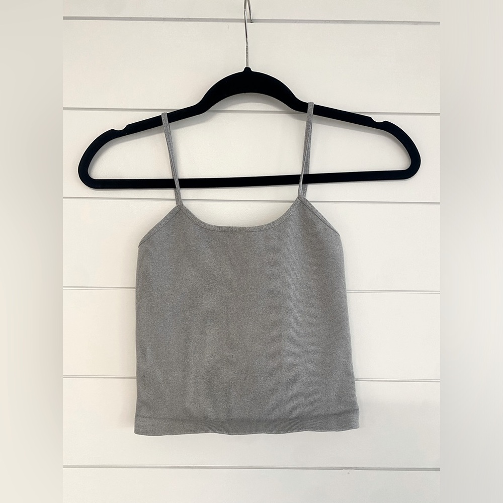 Free People Gray Tank Top